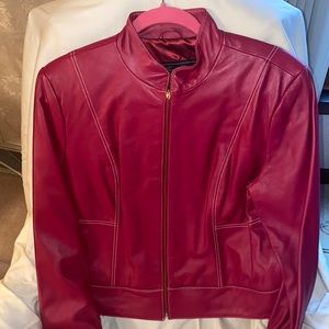Terry Lewis Womens Leather jacket.  Size: Medium